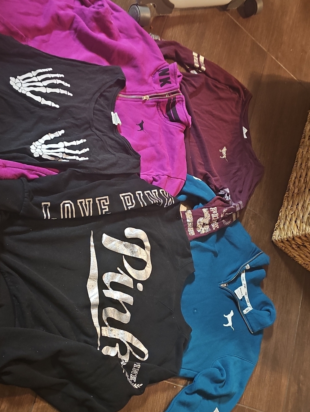 PINK Victoria's Secret Collection Of Used Good Sweaters And Shirt